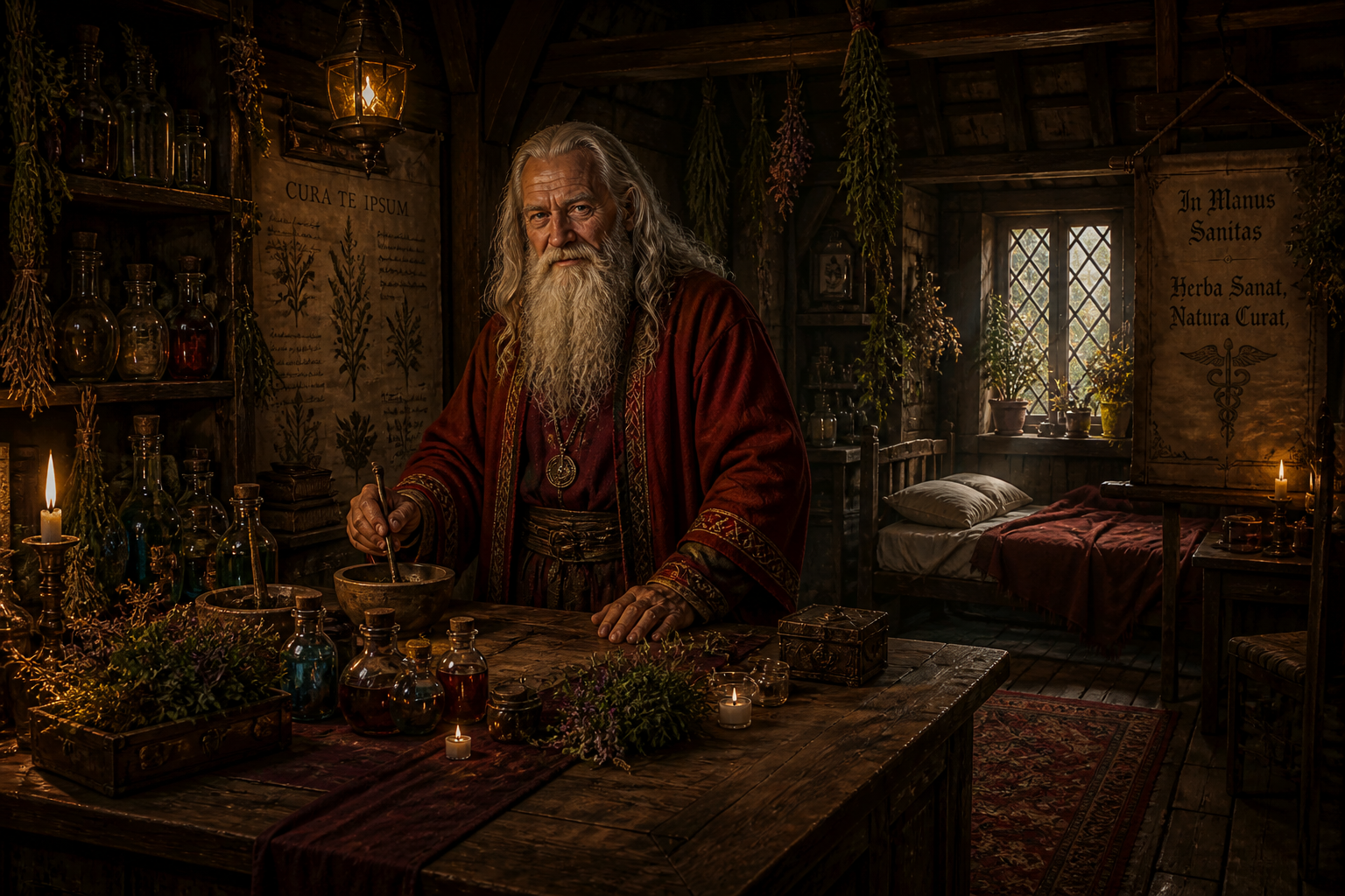 Inside the Healer's Hut