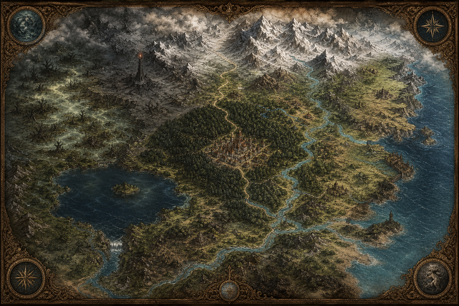 TerraNigra world map